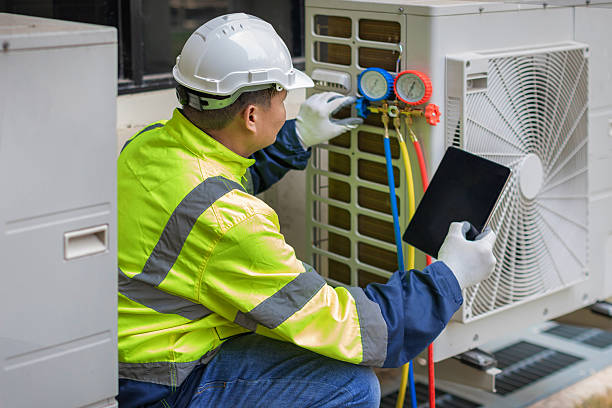 Professional Hvac Maintenance technician working in Weston, CT